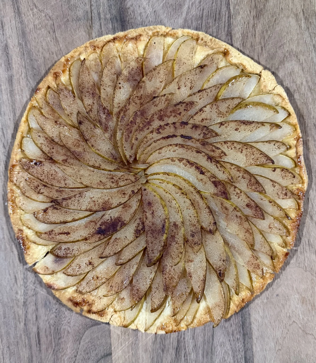 Rustic pear tart